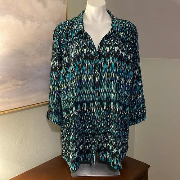 Print blouse - Picture 1 of 4